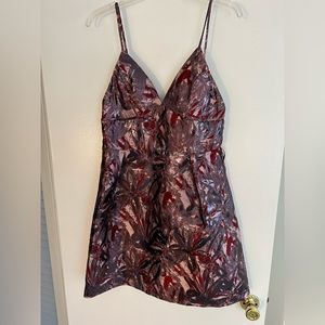 BRAND NEW multi red colored dress by LAUNDRY